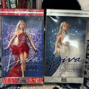 Barbie Diva Collection Dolls - Scarlet and Silver